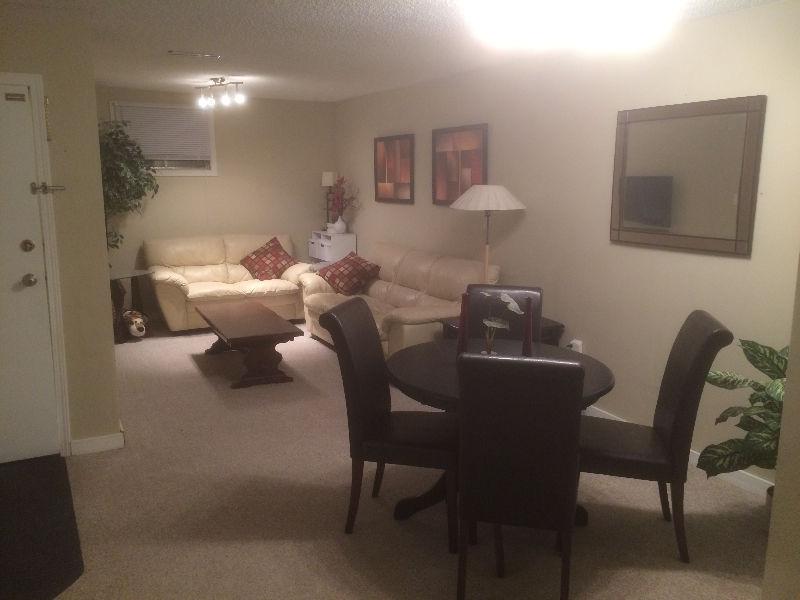 2 Bed furnished basement suite in Capilano