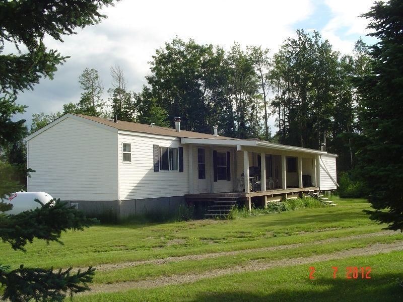 A Private 13.68 Acreage with Park Like Setting, 3 bed, 2bath