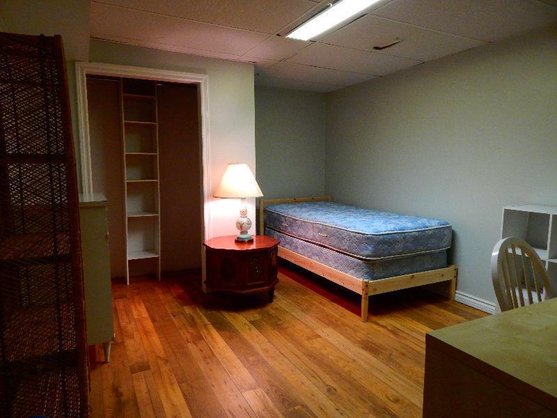 Furnished basement room for rent