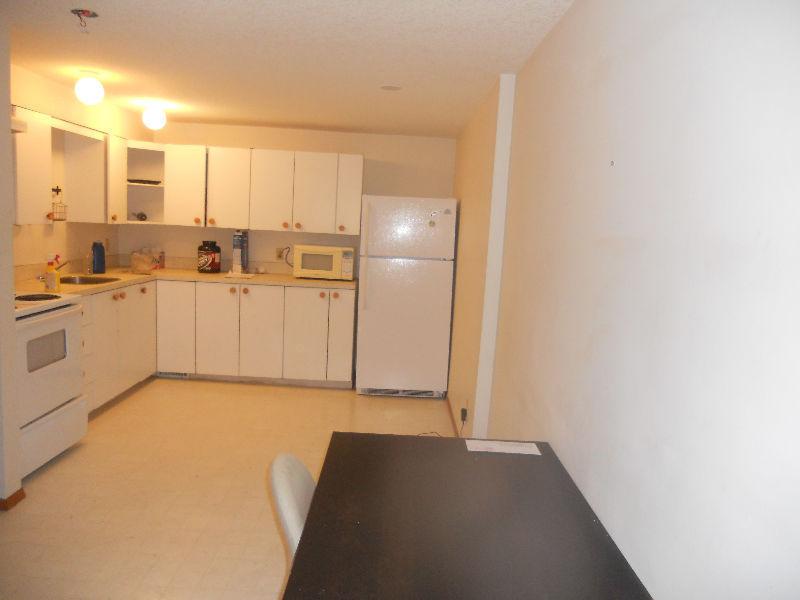 one bedroom suite in the basement for rent close to the UofC