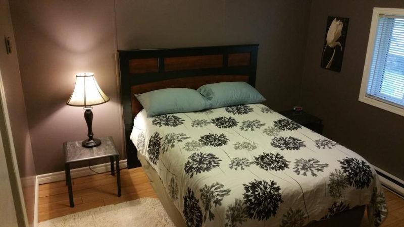 Clean, Quiet, Fully furnished 1 bedroom basment suite