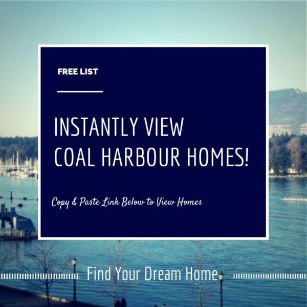 Instantly View Lovely Coal Harbour Homes