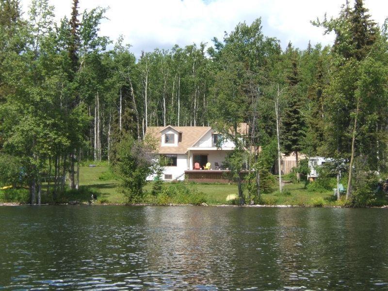 100 acre waterfront home/farm for sale on Francois Lake