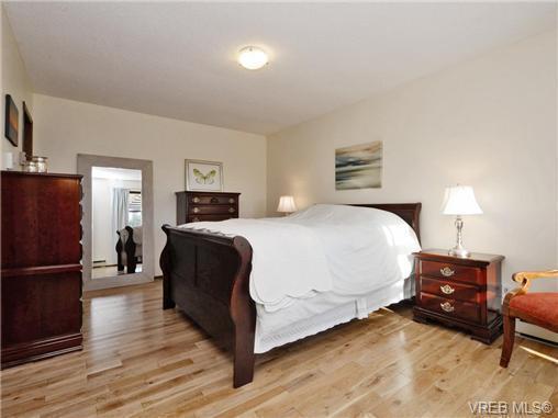 Large master bedroom with walk-in closet & ensuite that boasts