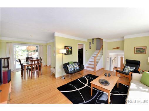 Lower level offers great additional family space currently