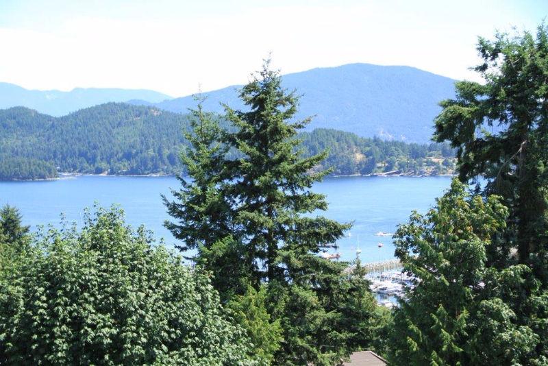 Panoramic Ocean View Lot Within Walking Distance to Gibsons