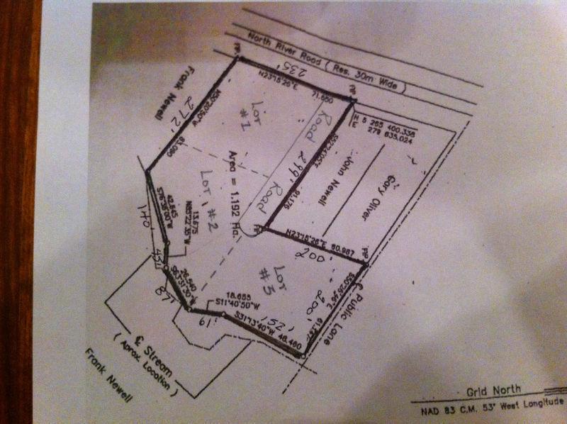 3 Acres of Land Backing Unto North River in North River