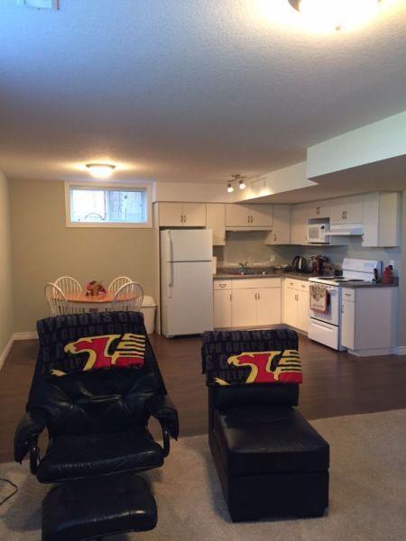 Large Furnished Basement Apartment - Available Sept 1/16