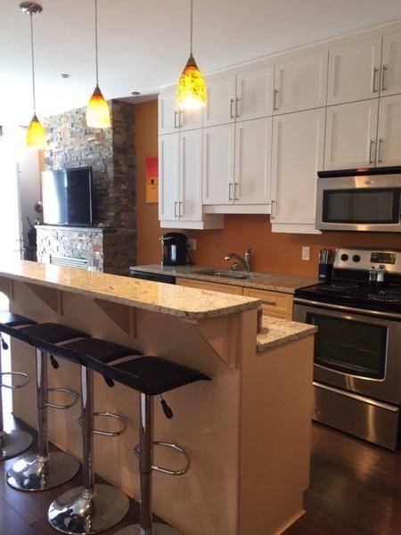Quiet and modern fully furnished condo