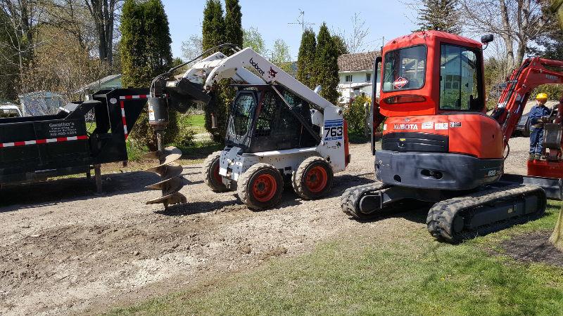 excavating and bobcat service