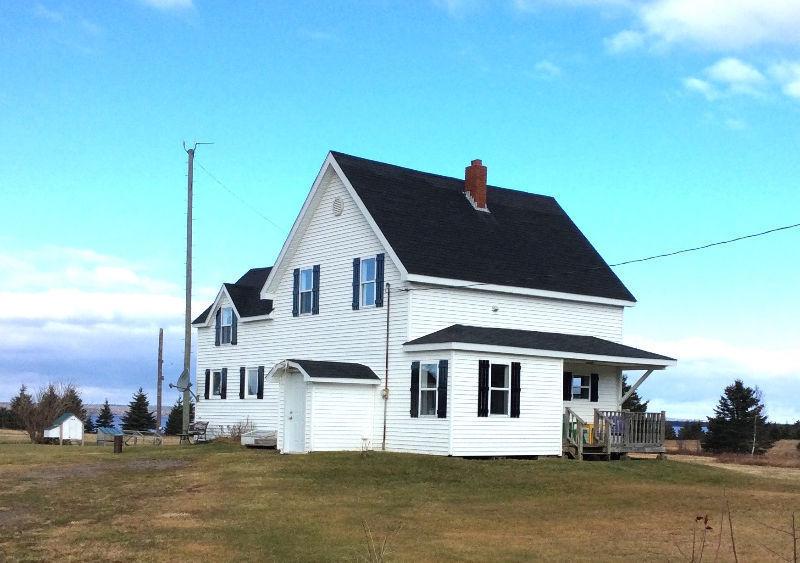Country Farm House overlooking Bay of Fundy,