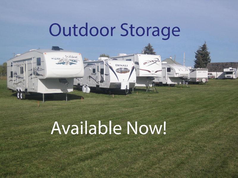 OUTDOOR STORAGE for Rvs, Trailers, Boats & Trucks