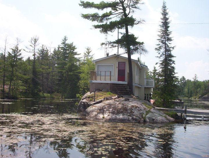 Cottage on its own Island