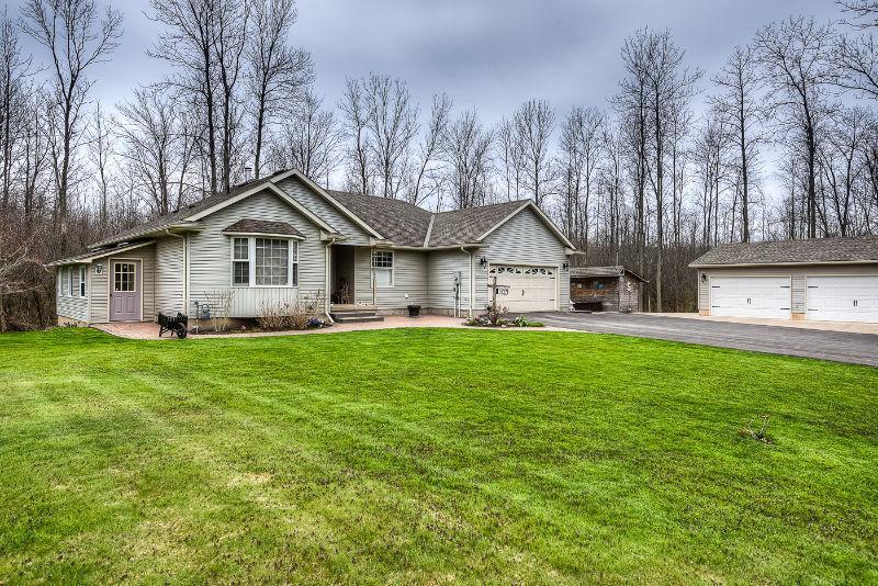 BUNGALOW on nearly 2 ACRES with HEATED SHOP