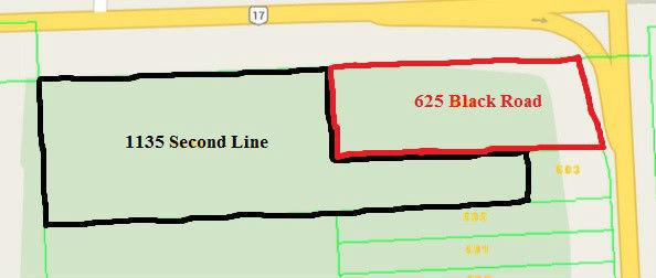 Vacant Land for Sale : 1135 Second Line E. & 625 Black Road
