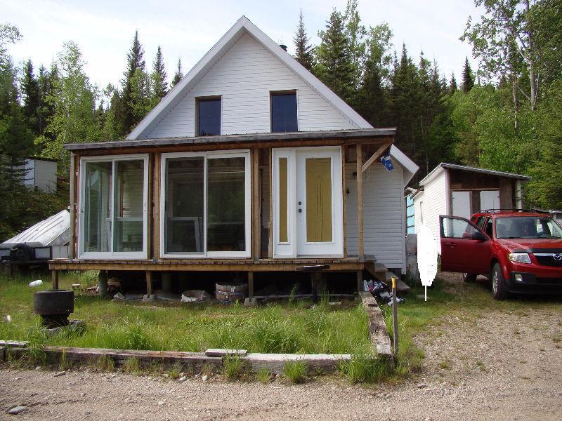 Chalet à vendre lac Laloutre