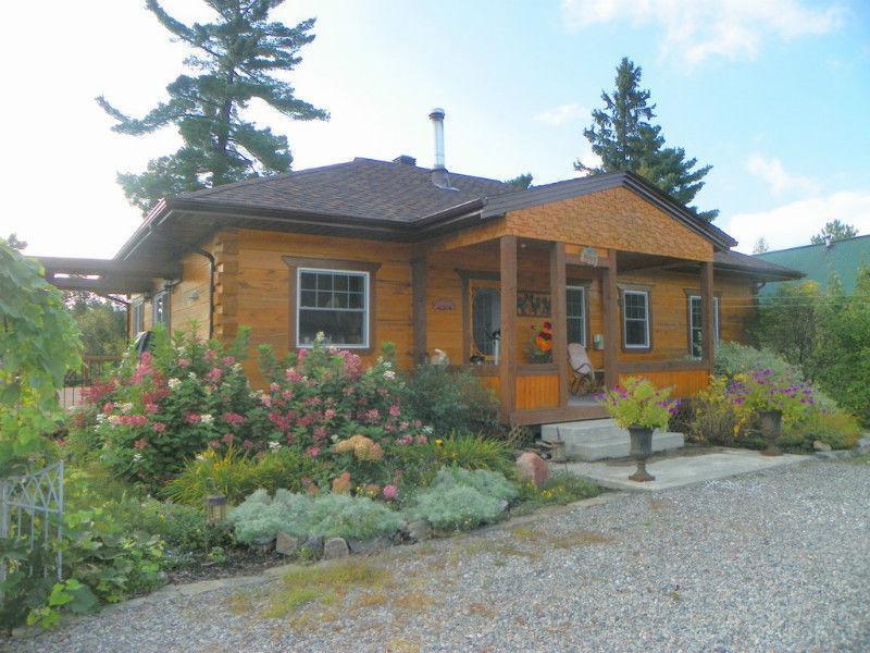 Maison bois sur bois, Lac Kipawa, Laniel