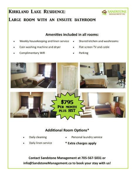 Rent a room for as long as you need it!!