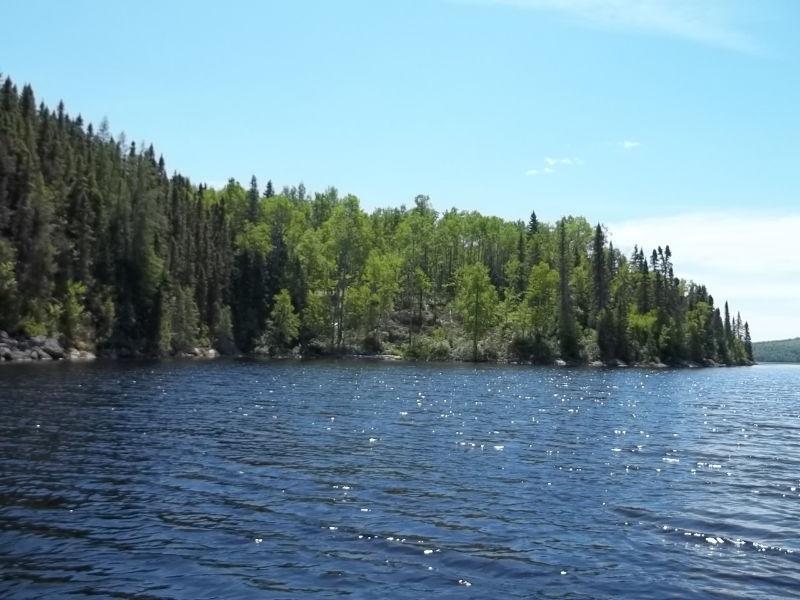 Terrain au bord de l'eau - Lac des Commissaires
