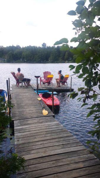 Chalet a louer au bord de l'eau