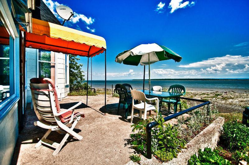 Chalets à louer au bord de l'eau à l'Île d'Orléans