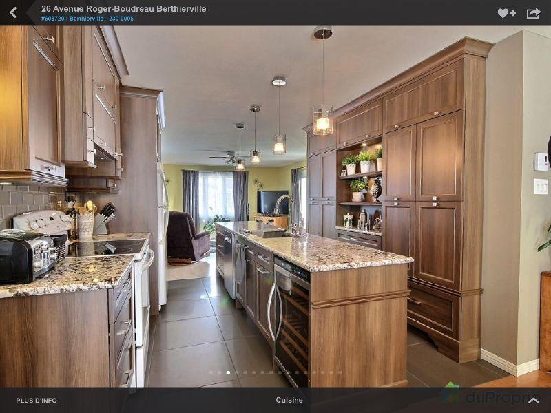 Maison Berthierville 215000, quartier tranquil à voir!