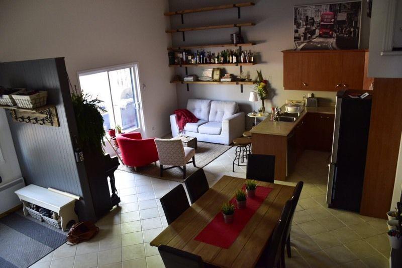 Appartement 4 1/2 à louer style loft