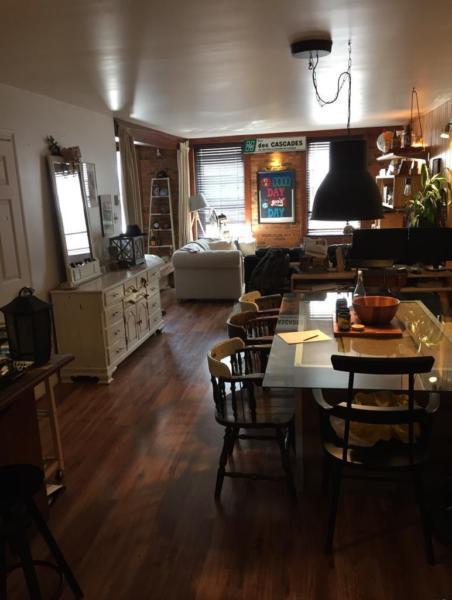 Superbe Loft, rénové, libre juillet, 615$/mois