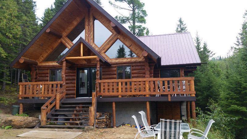 Chalet au bois rond