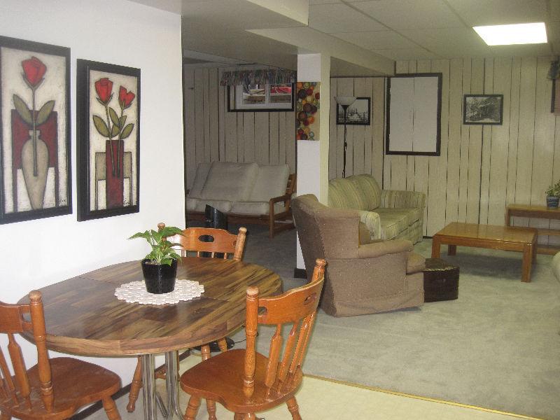 BASEMENT SUITE IN TOWN OF TOFIELD