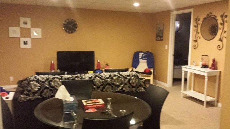 Furnished A/C Basement Suite w/Separate Entrance in Timberlea