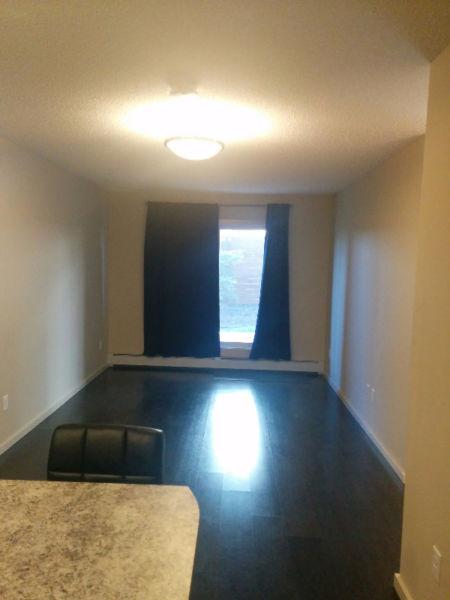 2 bedroom, 2 bath, 1 heated parking spot. Available now