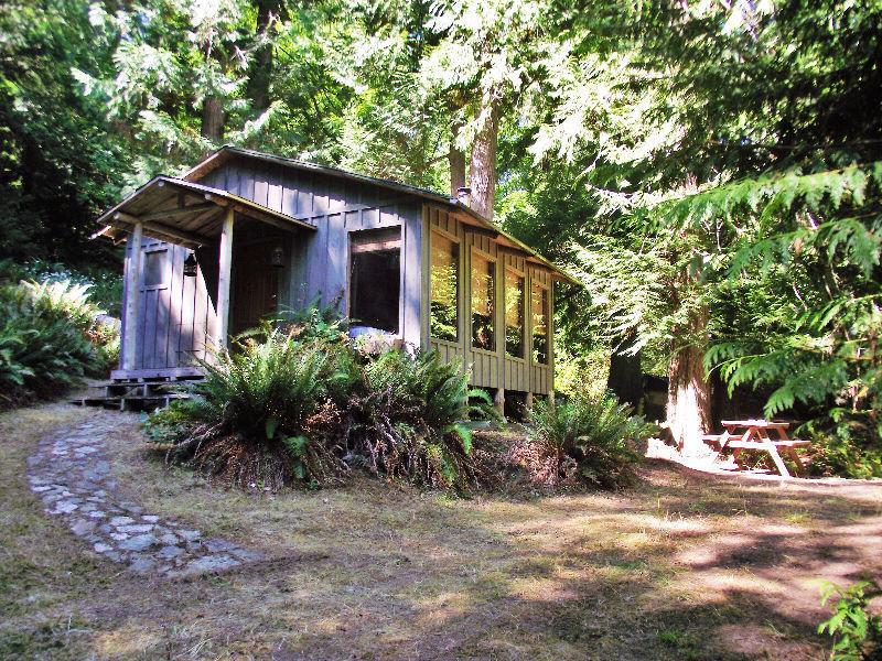 Reduced! 2 ACRES WITH CABIN & OCEAN VIEWS! (Pender Island)