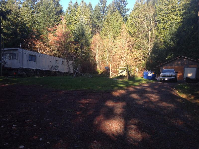 Beautiful Acreage with workshop located in Chemainus