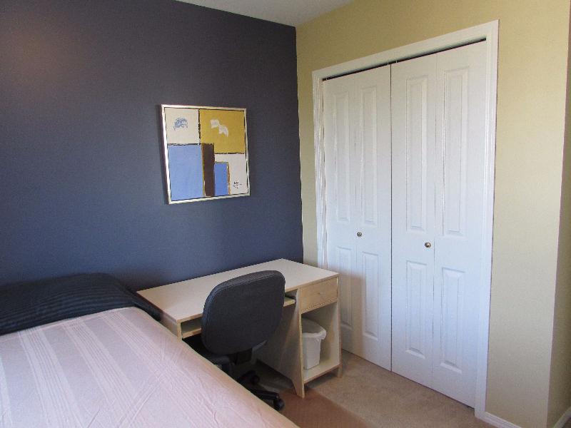 Furnished Room for Female-shares bathroom with 1, street Parking