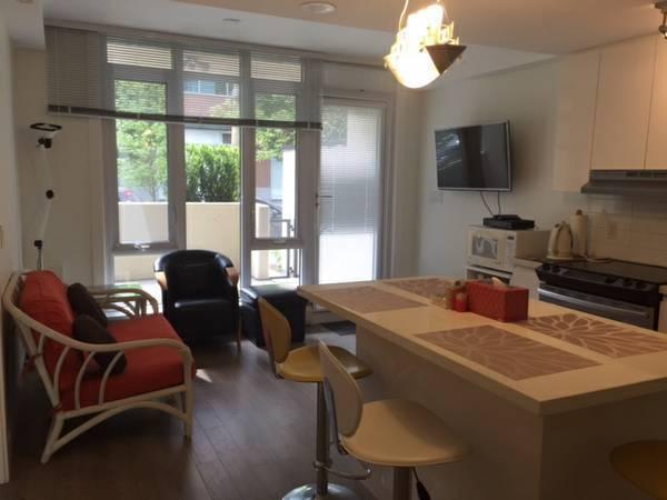 Furnished one bedroom + Flex Room new Townhouse (West 7th Ave)