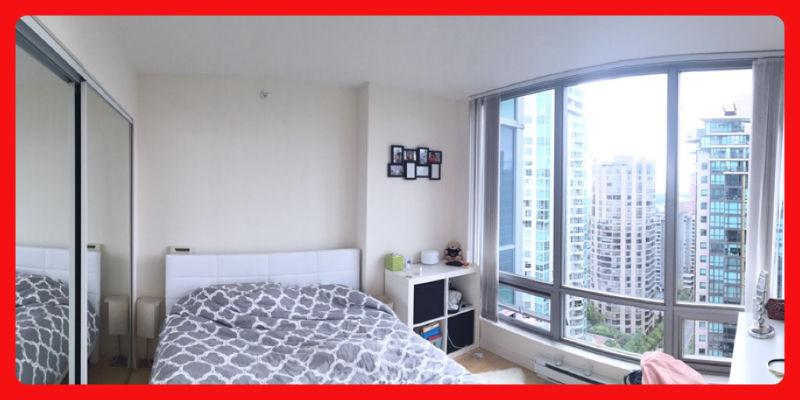 Amazing location! downtown water&mountain view 1 bedroom +parkin
