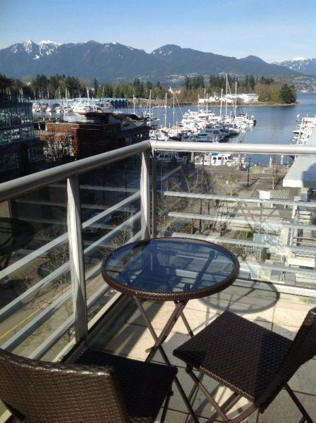 FURNISHED 2 Level WATERFRONT in Stunning CASCINA, Coal Harbour