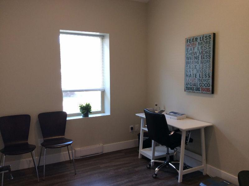 New beautiful rental space for RMT in wellness clinic