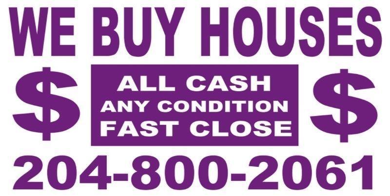 We Buy Houses! **Quick, Easy, Cash Offer**