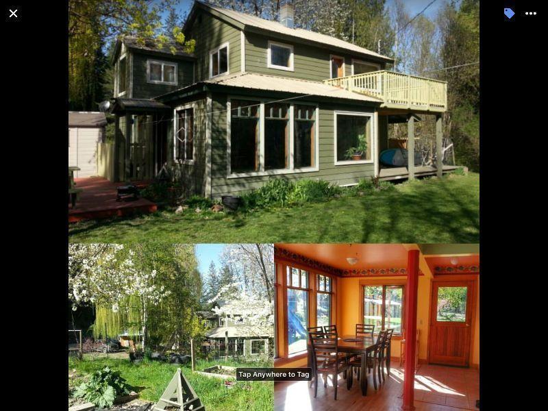 Home for sale on acreage, in the beautiful Slocan Valley