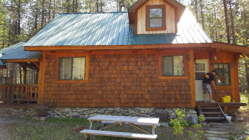 Beautiful post & beam cabin in the woods