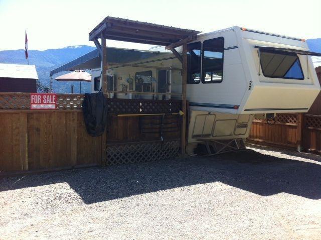 RV on leased lot - Adam Lake, BC