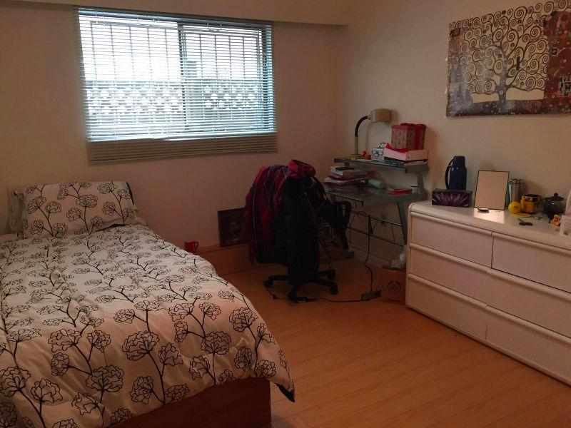 furnished one single bedroom