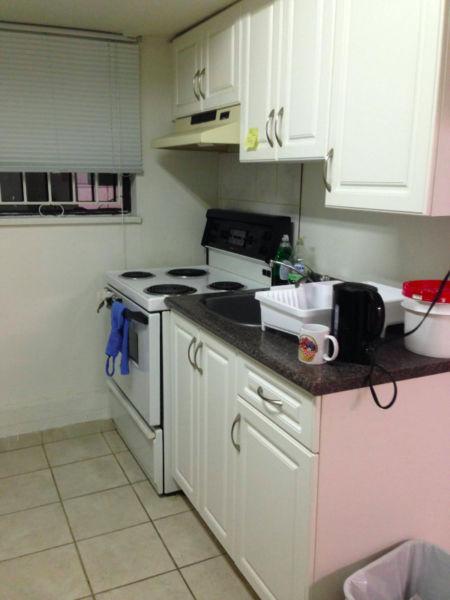 furnished one single bedroom