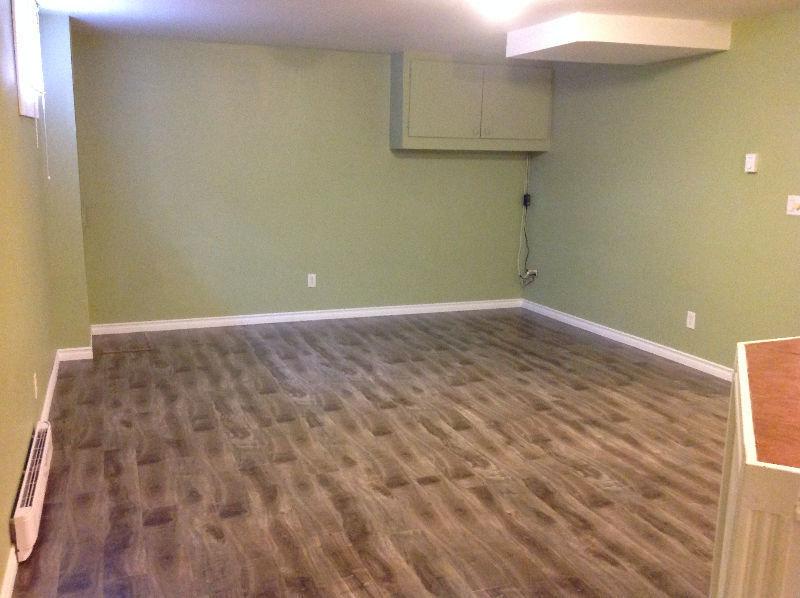 Newly renovated -large basement apartment -utilities included! a