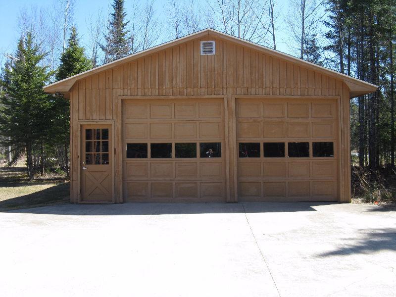 Country Home with Garage near