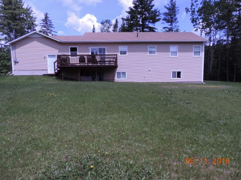 Open concept bungalow with attached garage