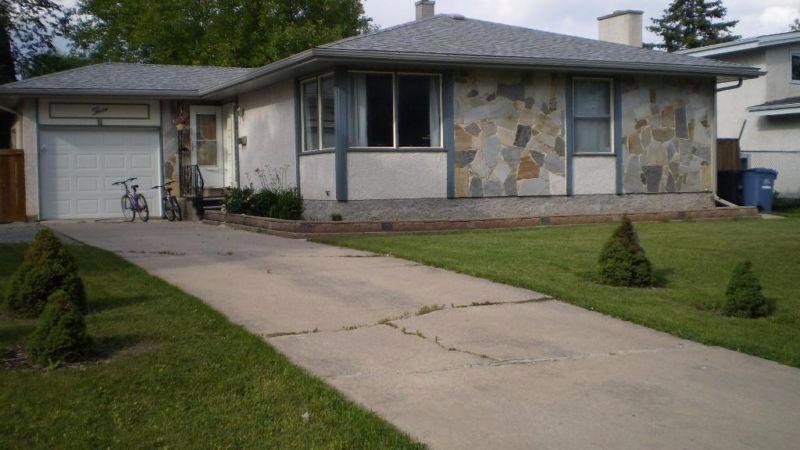 Gorgeous bungalow for rent in  close to U of M