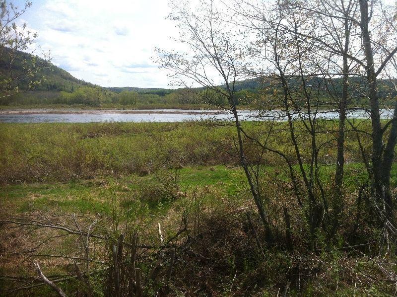 4 acres waterfront on the Restigouche River